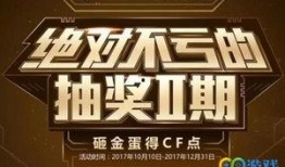 cf抽奖最新活动12月爆料,惊喜福利等你来拿！
