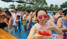 吃瓜泳池网红,网红们的夏日狂欢